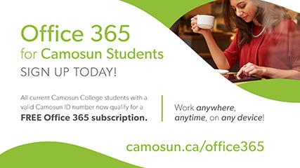 Office 365 for Camosun students